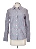 Splendid 100% Cotton Hearts Gray Long Sleeve Button-Down Shirt Size XS - photo 1