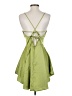 Shein 100% Polyester Solid Green Cocktail Dress Size 4 - photo 2