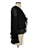 Tularosa 100% Polyester Black 3/4 Sleeve Blouse Size XS - photo 4