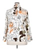 Unbranded 100% Polyester Print Ivory 3/4 Sleeve Blouse Size XXL - photo 2