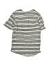 Assorted Brands 100% Cotton Stripes Gray Blue Short Sleeve Henley Size 8 - photo 2