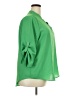 Unbranded 100% Polyester Green 3/4 Sleeve Blouse Size XXL - photo 4