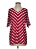 Croft & Barrow Red 3/4 Sleeve Blouse Size S - photo 1