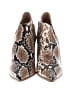 Assorted Brands 100% Leather Animal Print Tan Ankle Boots Size 7 1/2 - photo 2