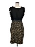 Assorted Brands 100% Polyester Animal Print Black Cocktail Dress Size M - photo 1