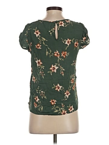 Joie Short Sleeve Silk Top (view 2)