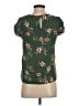 Joie 100% Silk Green Short Sleeve Silk Top Size XS - photo 2
