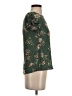 Joie 100% Silk Green Short Sleeve Silk Top Size XS - photo 4