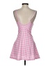 Unbranded Checkered-gingham Pink Casual Dress Size XS - photo 2