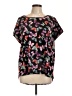 Tacera Black Short Sleeve Blouse Size L - photo 1