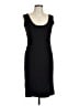 Essentials by ABS Solid Black Cocktail Dress Size 10 - photo 1