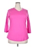 Unbranded Pink 3/4 Sleeve T-Shirt Size XXL - photo 1