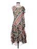 Robbie Bee 100% Polyester Print Gray Cocktail Dress Size 4 - photo 1