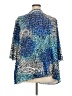 Maggie Barnes Print Blue Blazer Size 3X - photo 2