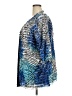 Maggie Barnes Print Blue Blazer Size 3X - photo 5