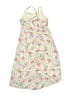 Old Navy 100% Cotton Floral Ivory Dress Size 8 - photo 2