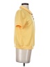 Shein Yellow Short Sleeve Top Size 4 - photo 4
