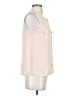Monteau 100% Polyester Ivory Sleeveless Blouse Size S - photo 4