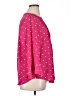 Style&Co 100% Polyester Hearts Pink 3/4 Sleeve Blouse Size XL - photo 4