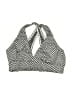 Unbranded Houndstooth Gray Swimsuit Top Size XL - photo 1