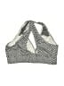 Unbranded Houndstooth Gray Swimsuit Top Size XL - photo 2