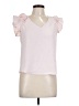 Assorted Brands 100% Polyester Pink Short Sleeve Top Size L - photo 1