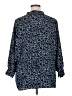Nic + Zoe 100% Polyester Print Blue 3/4 Sleeve Blouse Size XL - photo 2