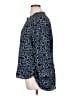 Nic + Zoe 100% Polyester Print Blue 3/4 Sleeve Blouse Size XL - photo 5