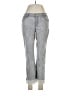 Indigo Thread Co. Stripes Gray Jeans Size 6 - photo 1
