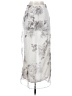 Ecru 100% Polyester Silver Casual Skirt Size 5 - 6 - photo 1