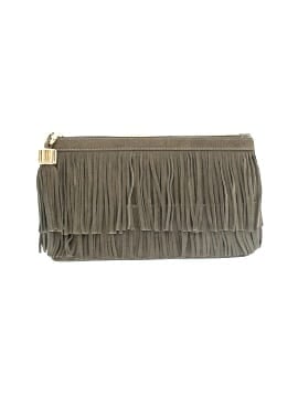 India Hicks Leather Clutch