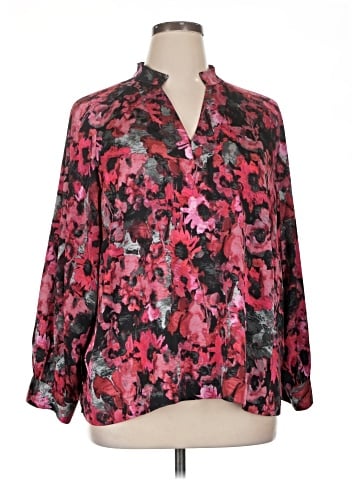 Nic + Zoe Long Sleeve Blouse (view 1)