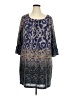 CHRIS McLaughlin Paisley Blue Casual Dress Size 22 - photo 1