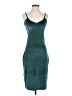 Assorted Brands Solid Teal Cocktail Dress Size S - photo 1