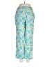 Talbots Print Blue Casual Pants Size 8 - photo 1