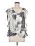 Becca 100% Polyester Gray Sleeveless Blouse Size M - photo 1