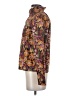 Unbranded Floral Brown Purple Long Sleeve Blouse Size XS - photo 5