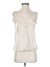 Shein 100% Polyester Ivory Sleeveless Blouse Size S - photo 1