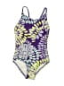 Assorted Brands Print Purple One Piece Swimsuit Size 4T - photo 1