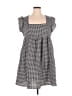 Shein 100% Polyester Checkered-gingham Black Casual Dress Size 14 - photo 1