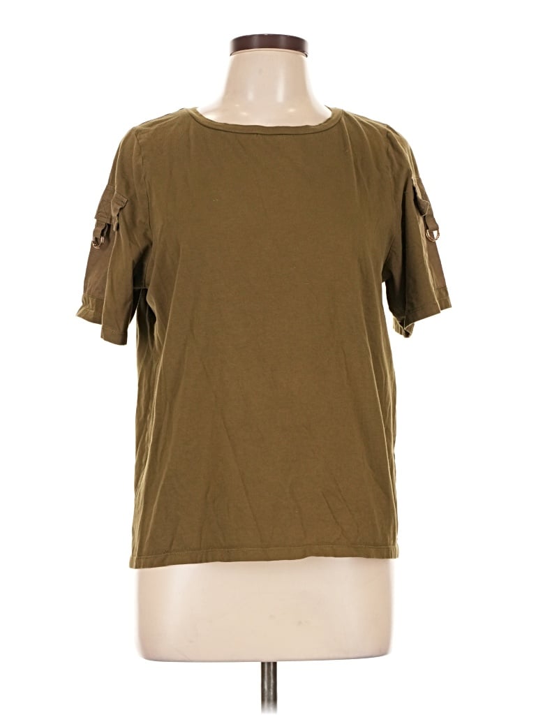 Pre-owned J By Joie Short Sleeve T-shirt In Brown