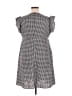 Shein 100% Polyester Checkered-gingham Black Casual Dress Size 14 - photo 2
