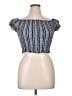 No Boundaries Blue Short Sleeve Top Size L - photo 1