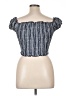 No Boundaries Blue Short Sleeve Top Size L - photo 2