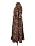 Unbranded 100% Polyester Paisley Brown Casual Dress Size L - photo 5