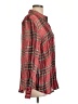 Style&Co Plaid Red Long Sleeve Blouse Size L - photo 4