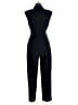 CUE Solid Black Jumpsuit Size 8 - photo 2
