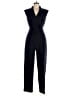 CUE Solid Black Jumpsuit Size 8 - photo 1