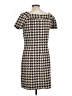Rabbit Rabbit Rabbit Designs Houndstooth Tan Casual Dress Size 12 - photo 2