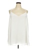 Torrid 100% Polyester Ivory Sleeveless Blouse Size 4X Plus (4) - photo 1